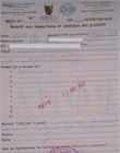 Reçu de paiement